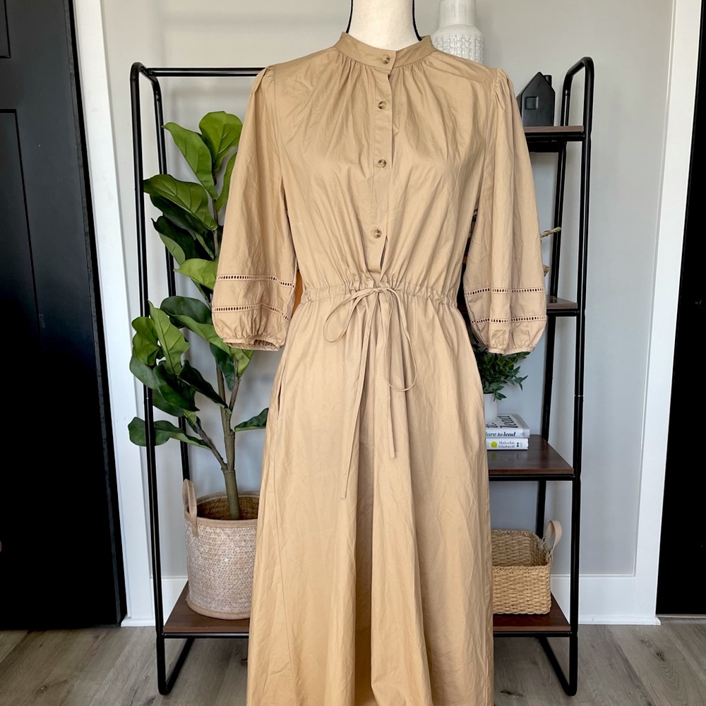 Who What Wear x Target Tan Cotton Dress